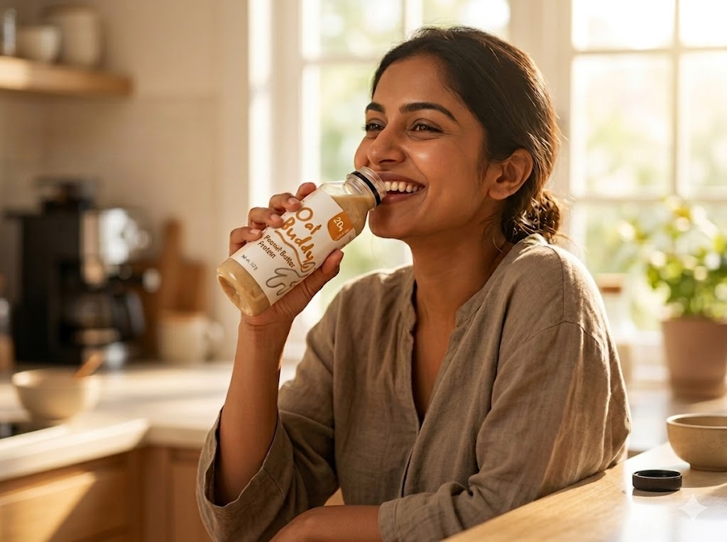 Step 4: Sip the OatBuddy bottle